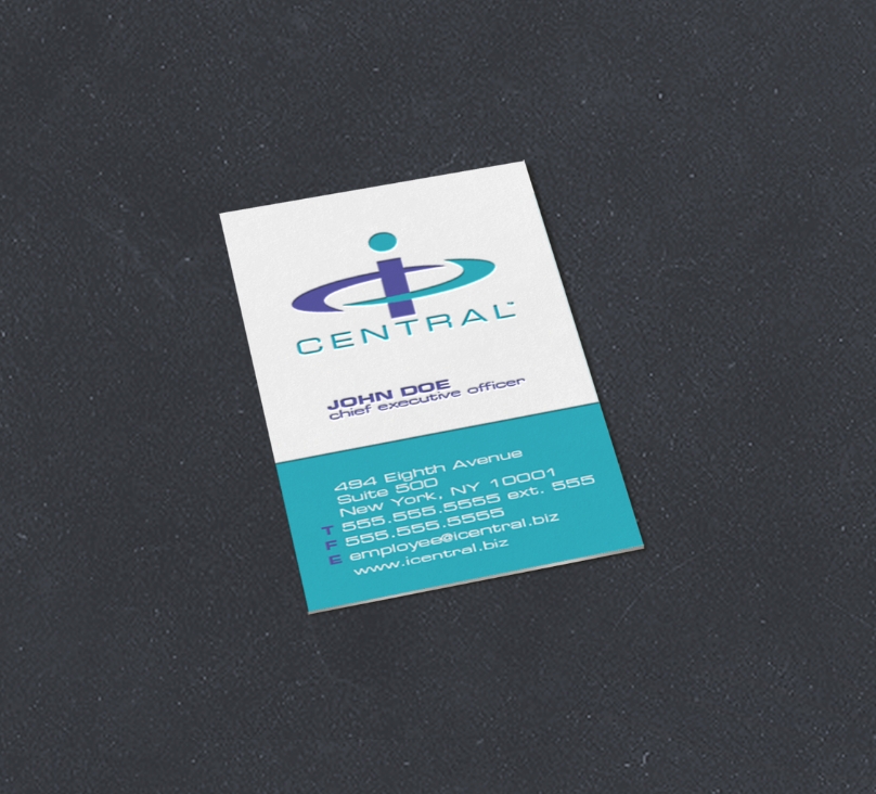 I-Central. Logo and branding package.