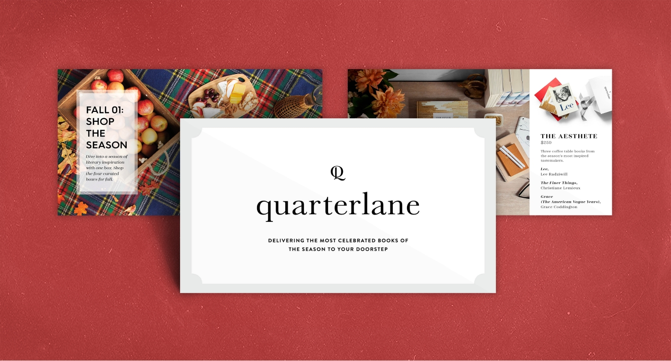 Quarterlane. Deck design.